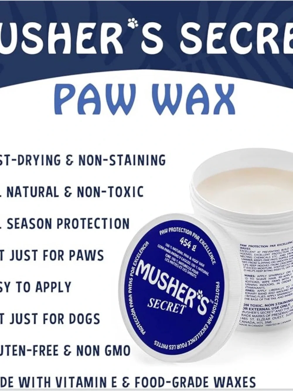 Musher’s Secret Dog Paw Wax